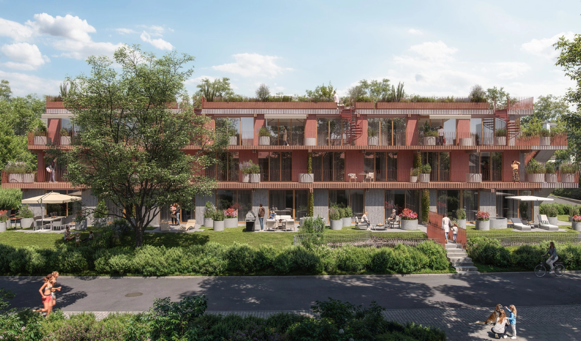 Frontbild vom haus west